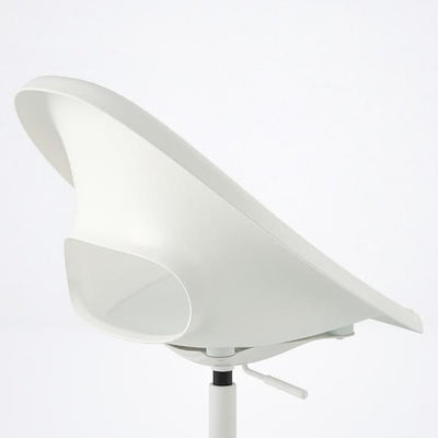 LOBERGET / MALSKÄR - Swivel chair, white - best price from Maltashopper.com 19445469