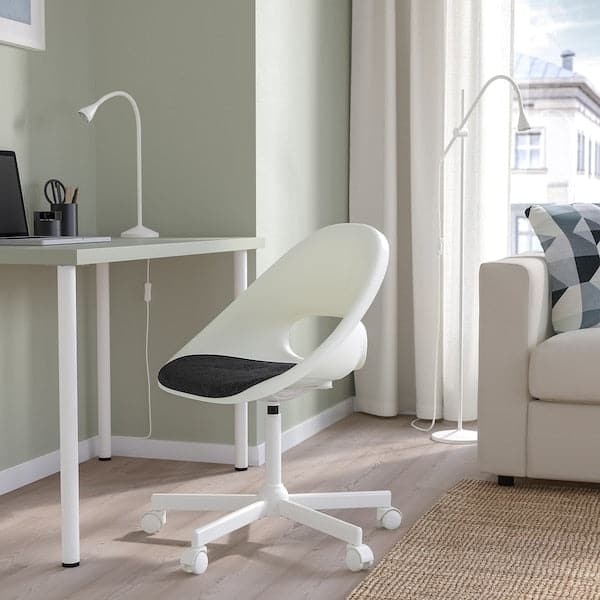 Ikea LOBERGET / MALSKÄR - Swivel chair with cushion ,