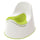 LOCKIG children's potty, white/green, 36x27 cm