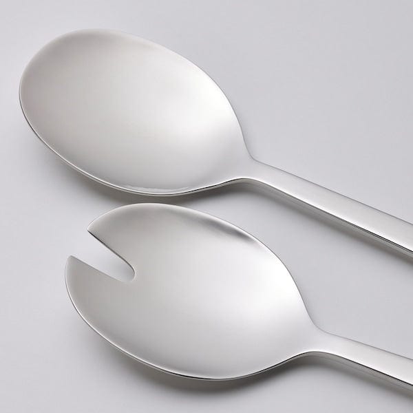 Ikea LÖFTESRIK - Salad cutlery, 2 pieces, stainless steel,29 cm