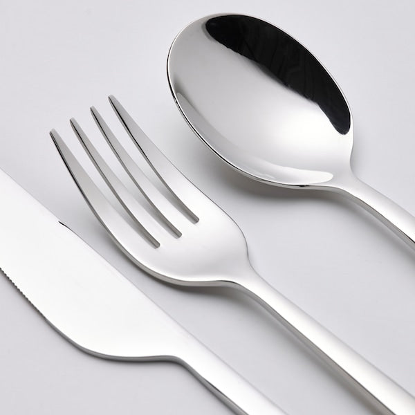 LÖFTESRIK - 24-piece cutlery set, stainless steel