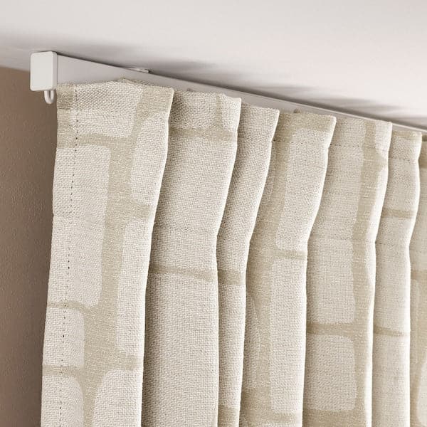 Ikea LÖNNSTÄVMAL - Blackout blind, 2 sheets, beige, , 145x300 cm
