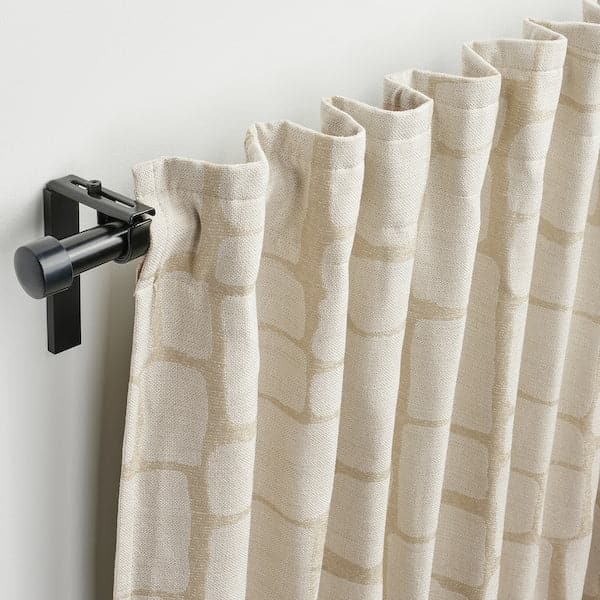 Ikea LÖNNSTÄVMAL - Blackout blind, 2 sheets, beige, , 145x300 cm