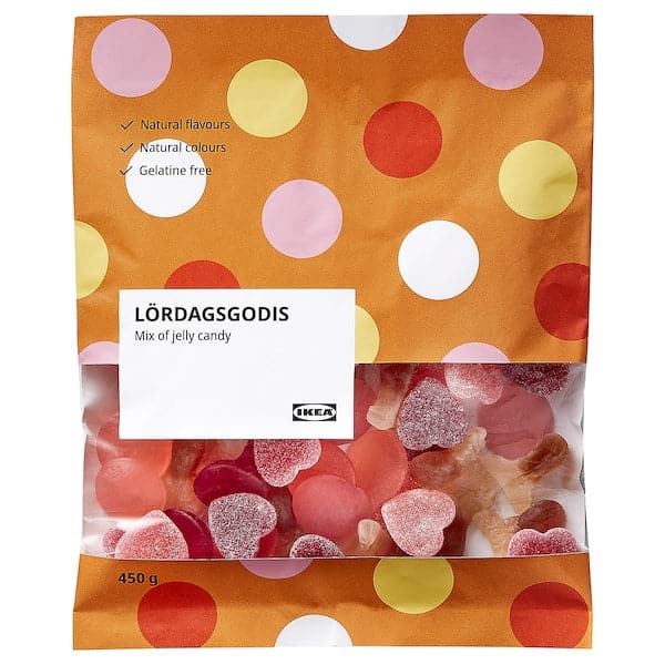 LÖRDAGSGODIS - Mix of jelly candy, 450 g - best price from Maltashopper.com 40497437