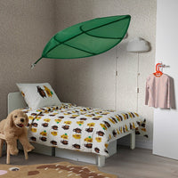LÖVA - Bed canopy, leaf/green - best price from Maltashopper.com 80542126