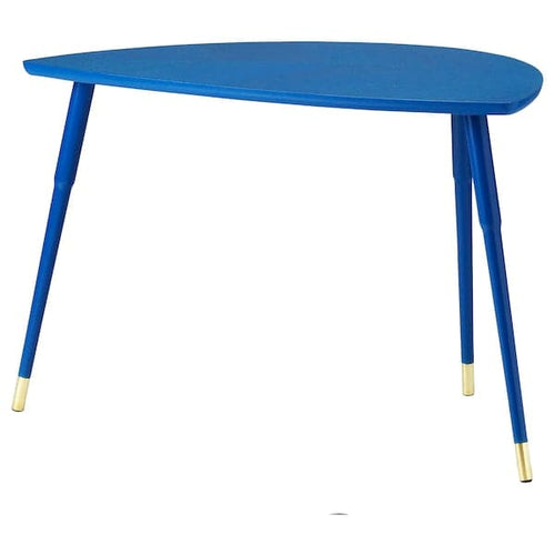 LÖVBACKEN - Side table, blue, 77x39 cm