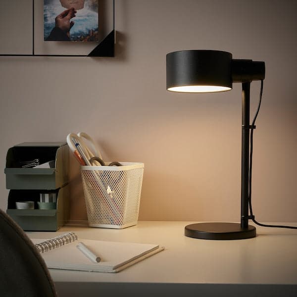 LÖVMÅNAD - Work lamp, black , - best price from Maltashopper.com 50518439
