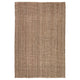LOHALS rug, flatwoven, natural, 133x195 cm