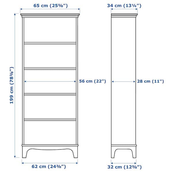 LOMMARP - Bookcase, dark blue-green - Premium Bookcases & Standing Shelves from Ikea - Just €232.99! Shop now at Maltashopper.com