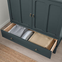 LOMMARP - Cabinet, dark blue-green, 102x101 cm - best price from Maltashopper.com 80415468