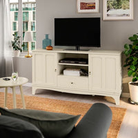 LOMMARP - TV bench, light beige, 159x45x81 cm - best price from Maltashopper.com 30437000