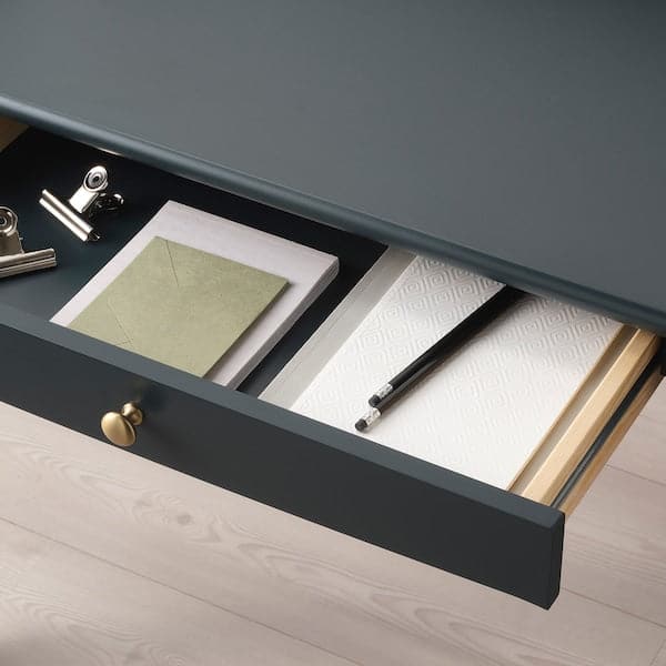 Ikea LOMMARP - Desk, dark blue-green, 90x54 cm