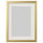 LOMVIKEN frame, gold-colour, 14.5x19.5x2 cm