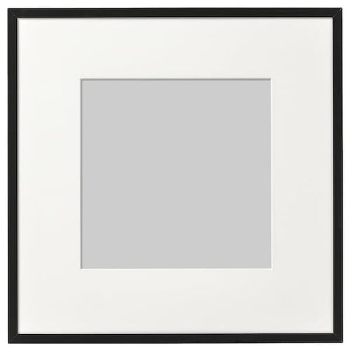 LOMVIKEN frame, black, 32x32 cm