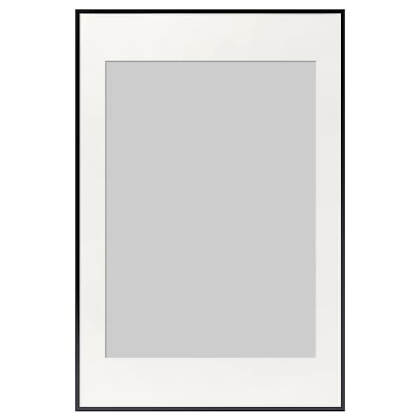 LOMVIKEN - Frame, black, 61x91 cm