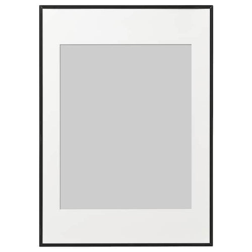 LOMVIKEN - Frame, black, 50x70 cm