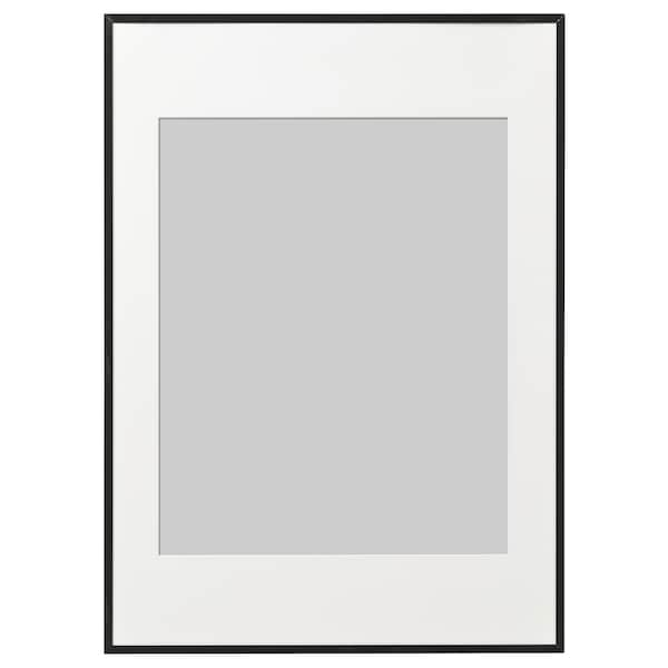 LOMVIKEN - Frame, black, 50x70 cm