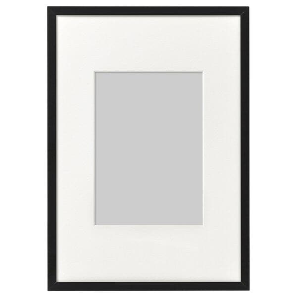 LOMVIKEN - Frame, black, 21x30 cm