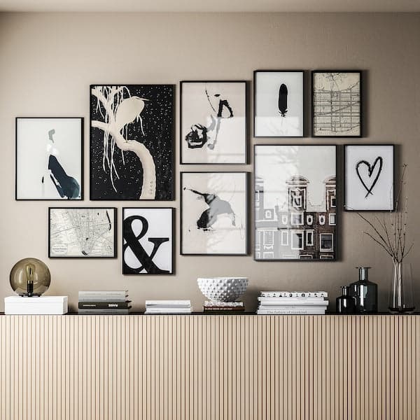 Ikea LOMVIKEN - Frame, black, 40x50 cm