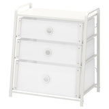 LOTE chest of 3 drawers, white, 55x36x62 cm