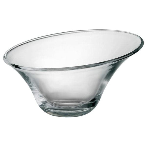 LOTSFISK - Dessert bowl, clear glass, 13 cm