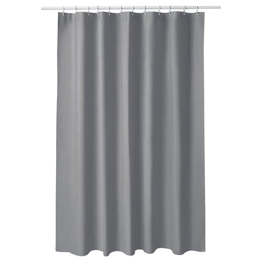 Ikea LUDDHAGTORN - Shower curtain, grey, 180x200 cm