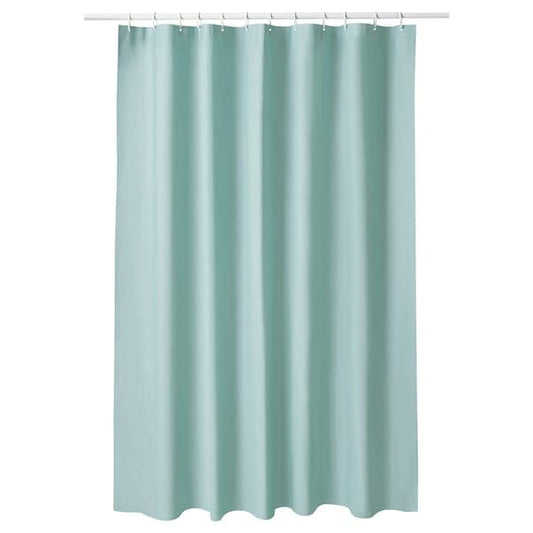 Ikea LUDDHAGTORN - Shower curtain, turquoise, 180x200 cm