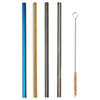 LUFTTÄT - Drinking straws/cleanbrush set of 5, mixed shapes mixed colours - best price from Maltashopper.com 20561288