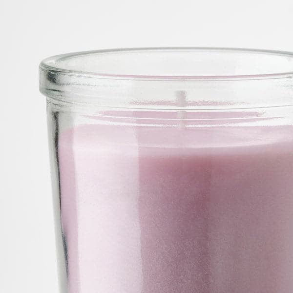 LUGNARE - Scented candle in glass, Jasmine/pink, 20 hr - best price from Maltashopper.com 00502105