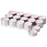 LUGNARE scented tealight, Jasmine/pink, 3.5 hr, 30 pack