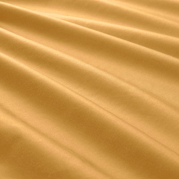 LUKTJASMIN - Duvet cover and pillowcase, yellow, 150x200/50x80 cm - best price from Maltashopper.com 10541130