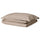 LUKTJASMIN duvet cover and pillowcase, grey-beige