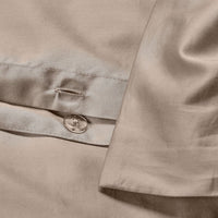 LUKTJASMIN - Duvet cover and pillowcase, grey-beige, 150x200/50x80 cm - best price from Maltashopper.com 00570298