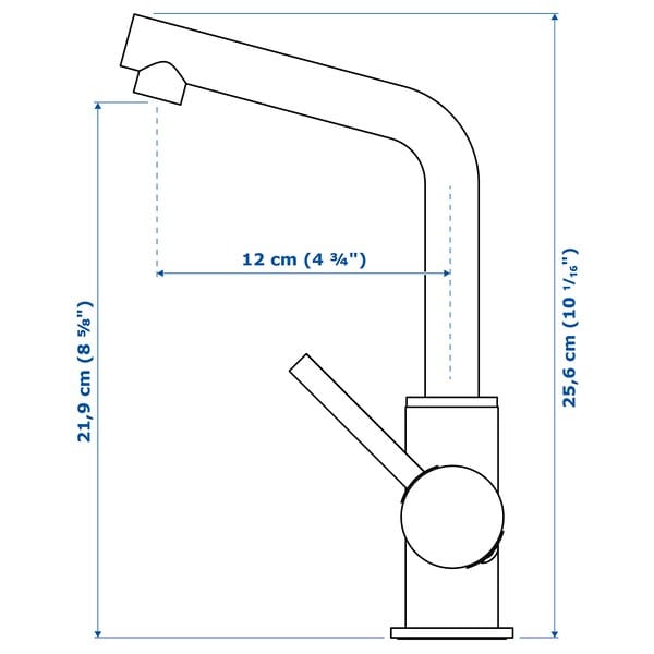 Ikea LUNDSKÄR - Washbasin mixer, chrome
