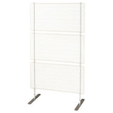 LUNGÖN privacy screen, off-white indoor/outdoor, 140x80x40 cm