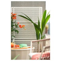 LUNGÖN - Privacy screen, off-white indoor /outdoor, 140x80x40 cm - best price from Maltashopper.com 80515509