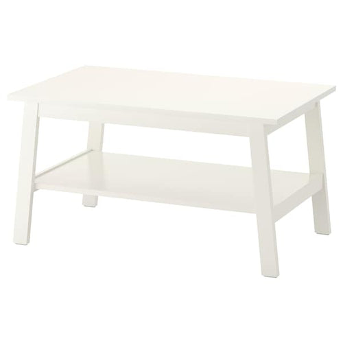 LUNNARP - Coffee table, white, 90x55 cm