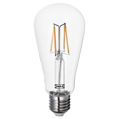 LUNNOM - Lampadina a LED E27 150 lumen, a goccia trasparente , - best price from Maltashopper.com 40539395