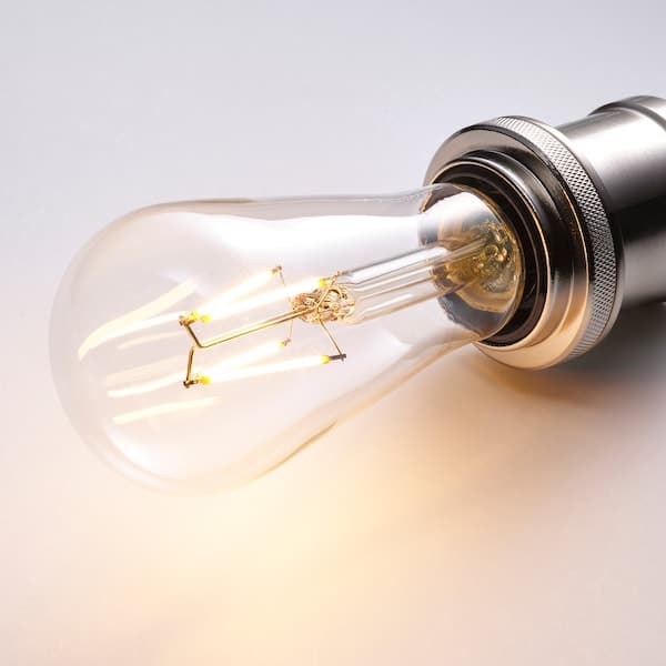 LUNNOM - Lampadina a LED E27 150 lumen, a goccia trasparente , - best price from Maltashopper.com 40539395