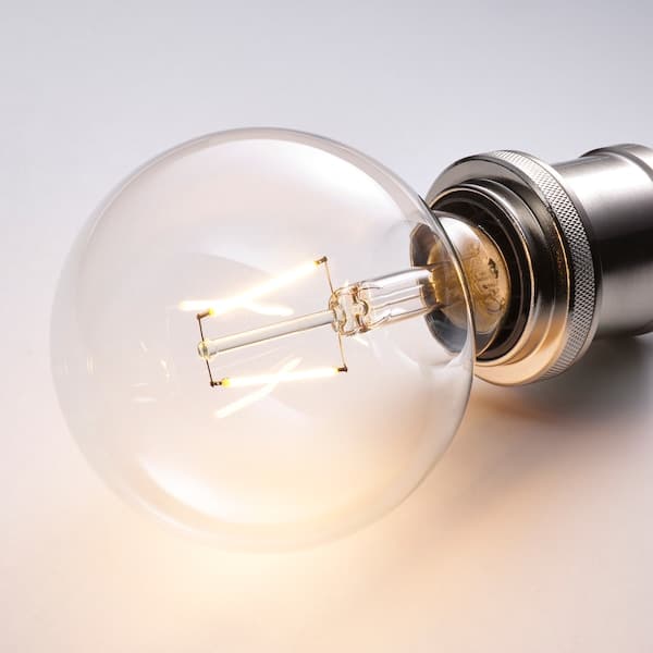 LUNNOM - Lampadina a LED E27 150 lumen, globo trasparente, 95 mm , 95 mm - best price from Maltashopper.com 60539304