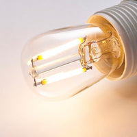 LUNNOM - Lampadina LED peretta E14 100 lumen, trasparente , - best price from Maltashopper.com 60539323