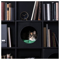 LURVIG Casetta for cats - black 33x38x33 cm , 33x38x33 cm - best price from Maltashopper.com 80376551