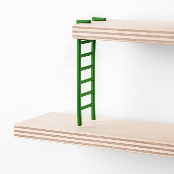 Ikea LUSTIGT - Wall shelf, 37x37 cm