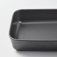 LYCKAD - Oven/serving dish set of 2, dark grey - best price from Maltashopper.com 00464429