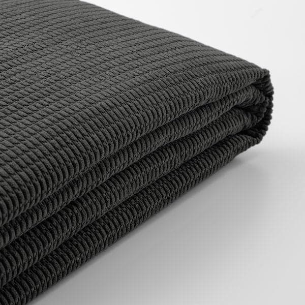LYCKSELE 2-seater sofa bed lining - Dark grey vansbro , - best price from Maltashopper.com 90479756