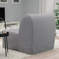 LYCKSELE HÅVET Bed chair - Light grey Knisa , - best price from Maltashopper.com 39386973