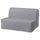 LYCKSELE LÖVÅS 2 seater sofa bed - Knisa light grey ,