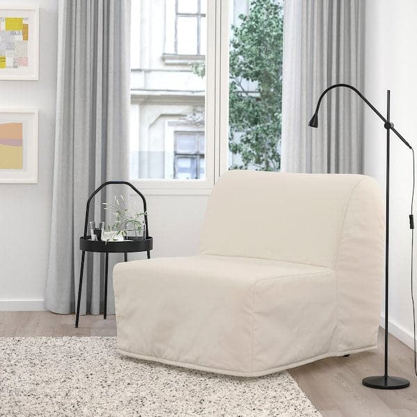 LYCKSELE LÖVÅS Armchair Bed - Natural Ransta - best price from Maltashopper.com 59386967