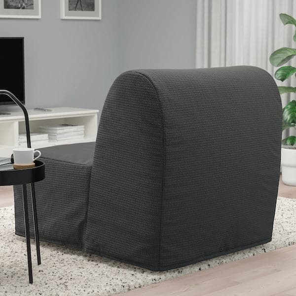 Ikea LYCKSELE MURBO Bed Chair - Dark Grey Vansbro ,