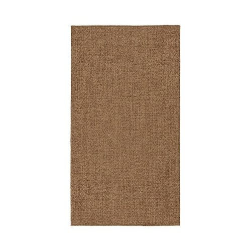 LYDERSHOLM rug flatwoven, in/outdoor, medium brown, 80x150 cm